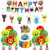 Rhythm Box Birthday Party Set: Kids' Theme Plates, Napkins, Banner, Flags