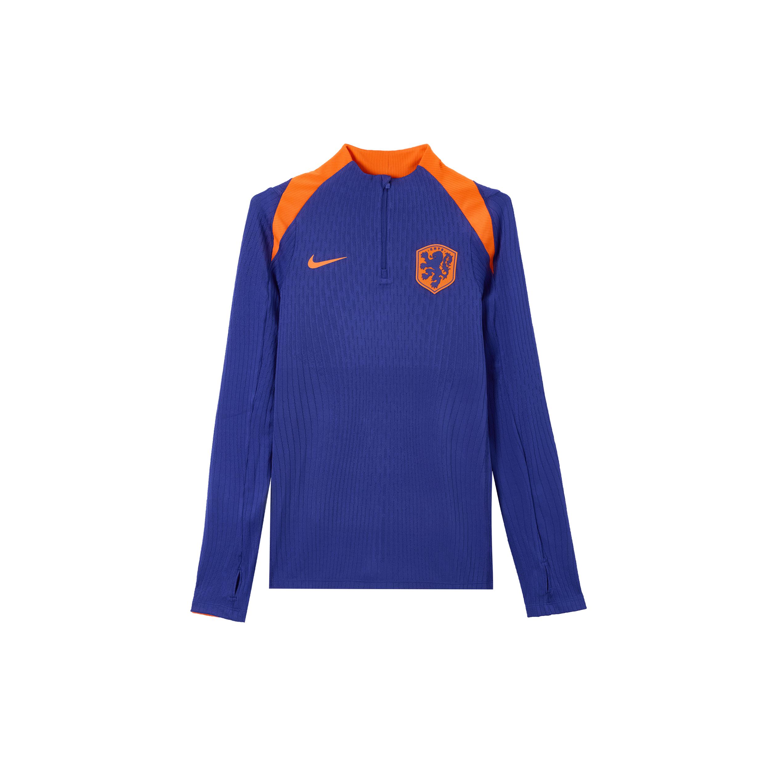Nike Netherlands Strike Elite Soccer Jersey Men s Dark Royal Blue/Safety Orange/Safety Orange FJ1931-455 XL