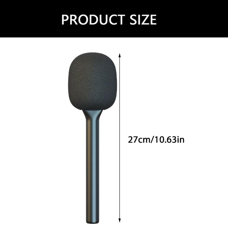 Portable Interviews Microphone Adapter Stick With Enhances AntiNoise Function For Journalists And Content Creators