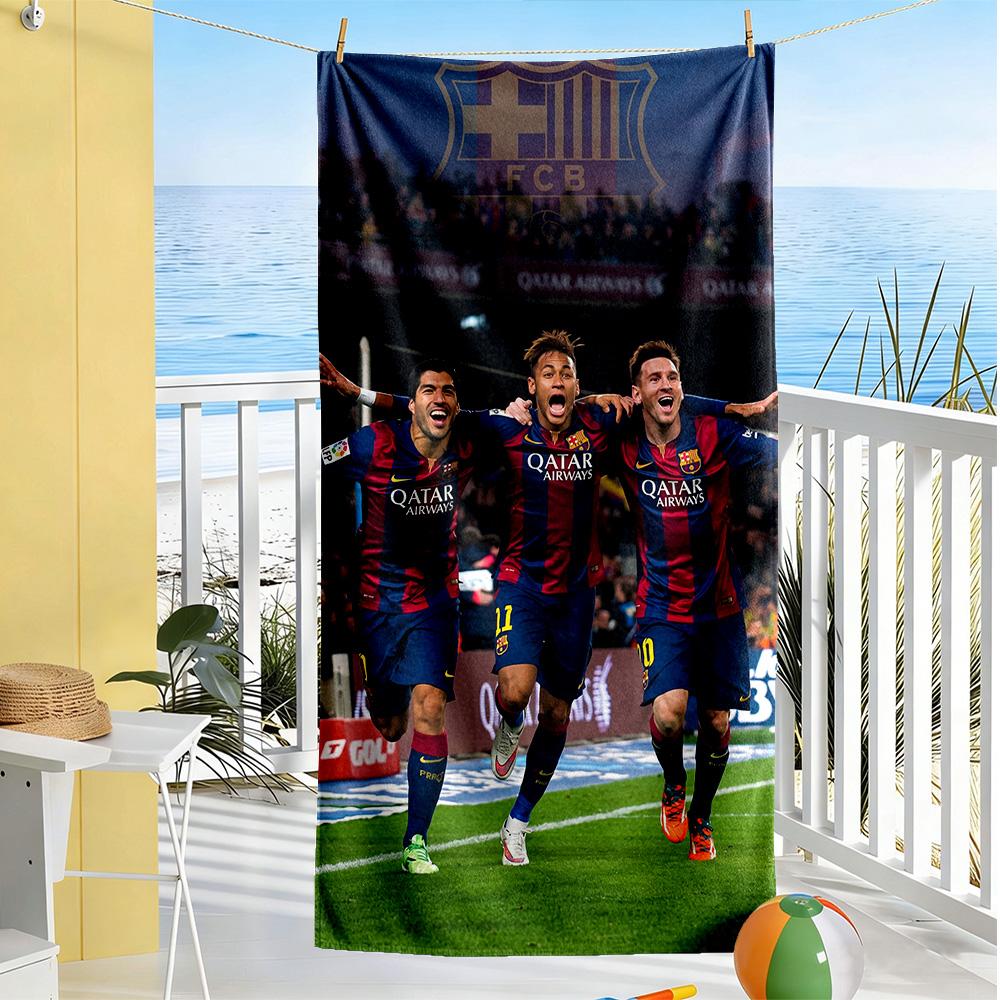 Messi Beach Towel High Absorbency & Quick-Dry Comfortable Lightweight Portable for Swimming,Beach,Camping, Travel, Beach Accessories,Gym