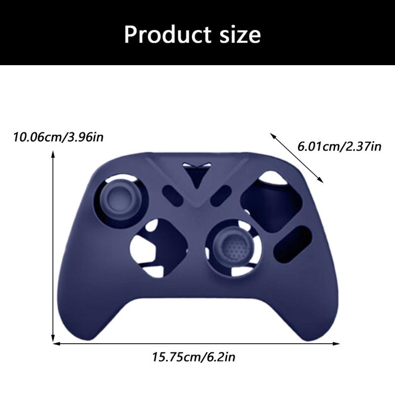 Protective Case Skin Gaming Controller Silicone Cover for 5 Game Handle Protector Sleeve Flexible Skin
