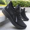 Foreign trade men's shoes spring shoes men's shoes casual shoes breathable fly-woven sports shoes