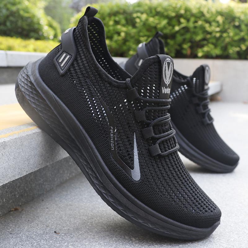 Foreign Trade Men's Shoes Spring Shoes Men's Shoes Casual Shoes Breathable Fly-woven Sports Shoes