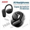 Real-Time 138 Languages Translator Headphones Smart Bluetooth 5.4 Simultaneous Interpretation Earphones AI Voice Translation Earbuds