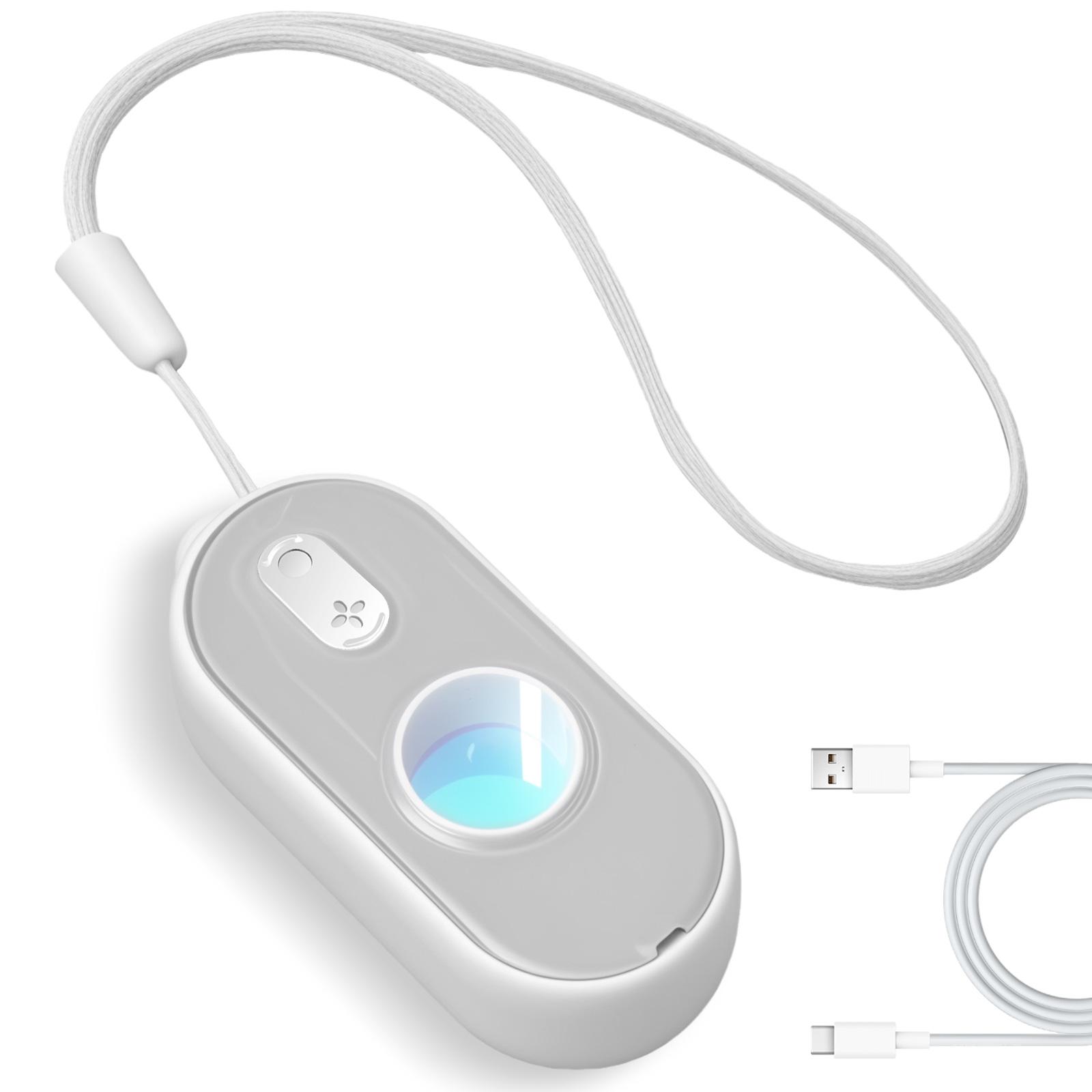 

Детектор скрытых камер Двойная технология Инфракрасный Детектор скрытых камер Анти-подглядывание Детектор сигналов для путешествий, отелей, дома, офиса белый