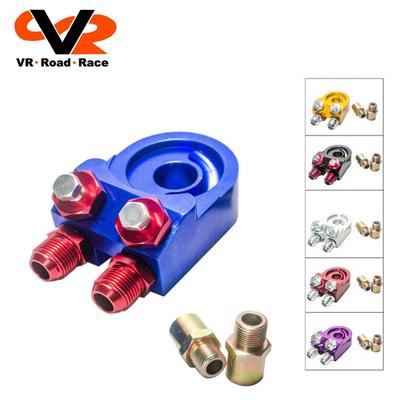 Adaptateur Universel en Aluminium AN10 pour Refroidisseur d'Huile pour Plaque Moteur Turbo T3/T4