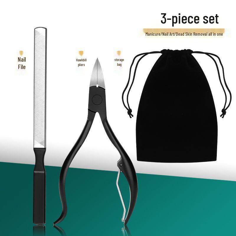 Yangzhou Stainless Steel Cuticle Nipper & Ingrown Toenail Clipper Set