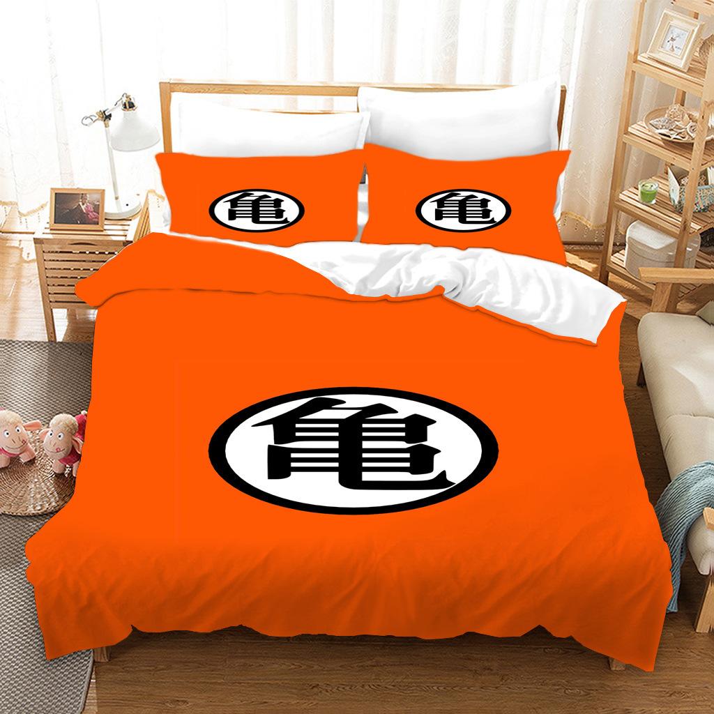 

3D Cartoon Animation Digital Printing Bedding Quilt Cover Three-Piece Set 140 * 210cm weight 0.68kg