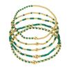 Layered Wrist Accessories Stackable Beaded Bracelets 1pcs Beaded Bracelet Stack for Women Teenage Girls Tiny Elastic Stretch