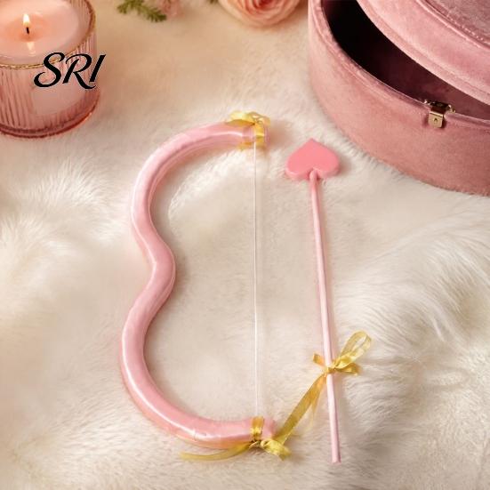 Fun Costume Accessory for All Ages Cupid Bow And Arrow Accessory, Valentine's Day Mini Romantic Love Symbol Decoration Set with Heart Halloween