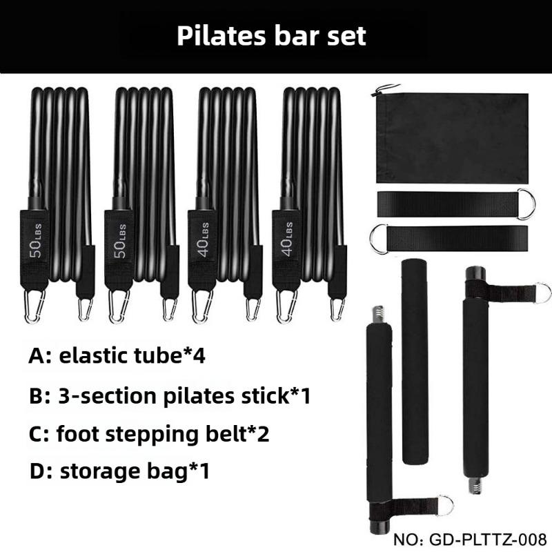 

Pilates Bar Flexbands Multifunctional Yoga Fitness Stretch Band Set Non-slip