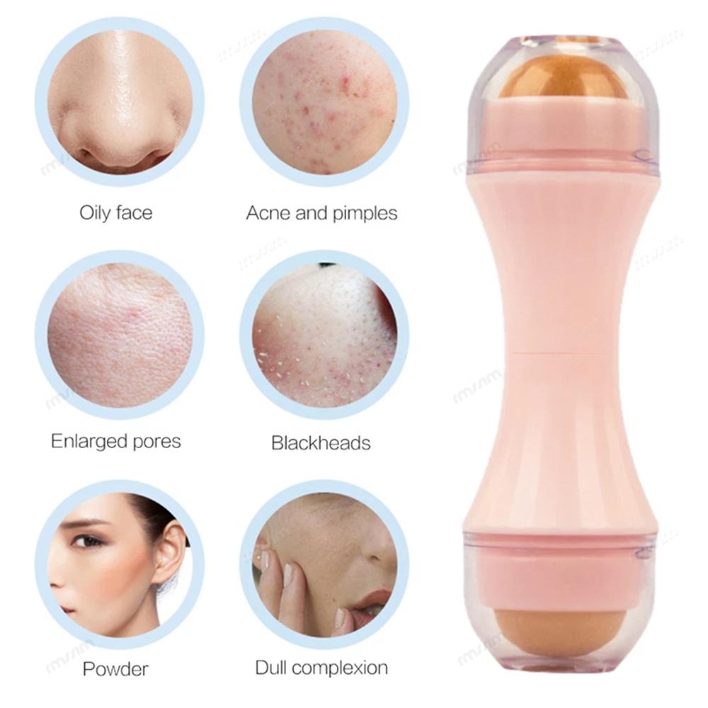 Absorbujący olej do twarzy Wulkaniczny kamień w rolce Absorbent oleju do twarzy strefy T Usuwający Zmywalny Pielęgnacja usuwająca olej z twarzy Narzędzie do makijażu skóry