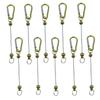 10PCS DIY Metal Bead Keychain Jewelry Pendant Classic Fashion Mobile Phone Chain Bag Hanging Decoration Creative Craft Essential