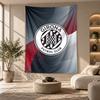 Decorative Tapestry,Girona FC Printed Wall Art, Lightweight Wall Hanging For Bedroom Background