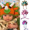 Unique Crocheted Hat Funny Dinosaur Crocheted Hat Handmade for Children Picture Props Cap Halloween Party