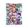 Uma Musume Pretty Derby Blanket Fleece Textile Decor Animals Anime Portable Ultra-Soft Throw Blankets for Sofa Bedroom Quilt