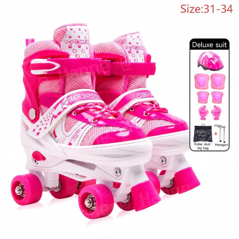 Roller Skate Shoes For Kids Adj Quad Skates Roller Skate Blades Skate Shoes For Girls Boys