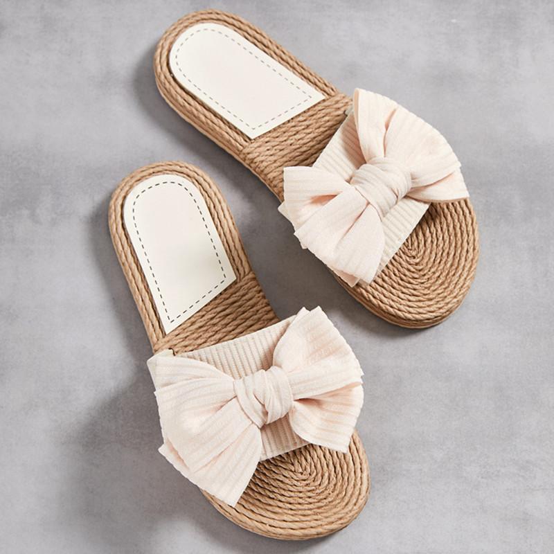 Spring and Summer Footwear Plus Size Round-headed Light Slippers with Flat-bottomed Non-slip Sandals Women's Shoes
