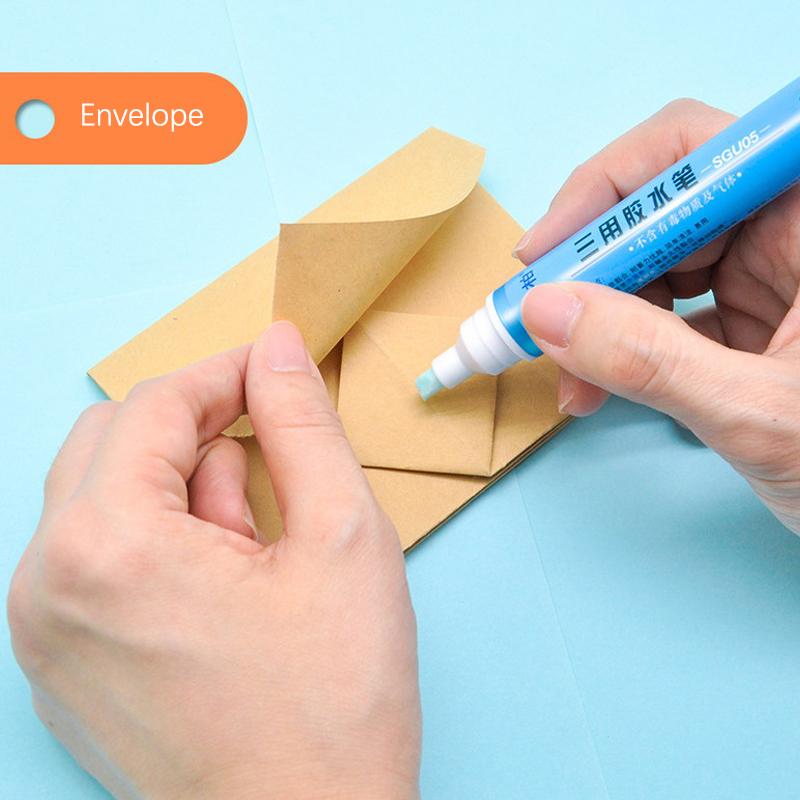 Velkokapacitní tuhé lepidlo v tužce Třícestné rychleschnoucí lepidlo v tužce DIY Super silné lepidlo v tyčince Kancelářské potřeby