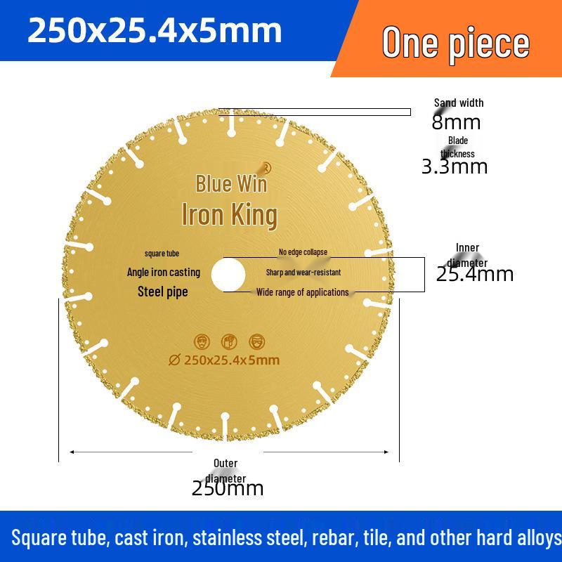Iron Cutting King Saw Blade - Metal Alloy Angle Iron Diamond Blade