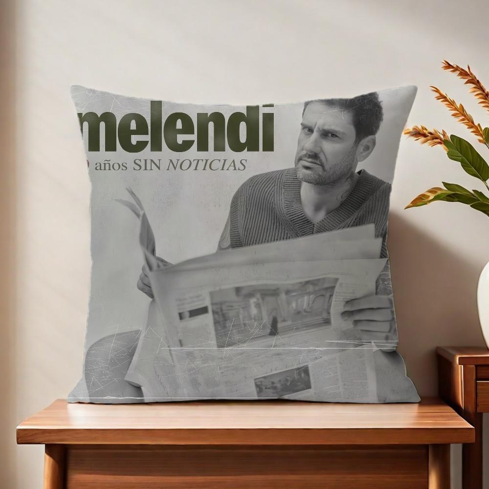 MMelendii Singer Cushion Cover For Pillow Printing Sofa Decoration Home Car Room Coffee Shop Office Nordic Simplicity