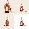 Cartoon Eating Cute Groundhog Plush Toy Pendant Keychain Gift For