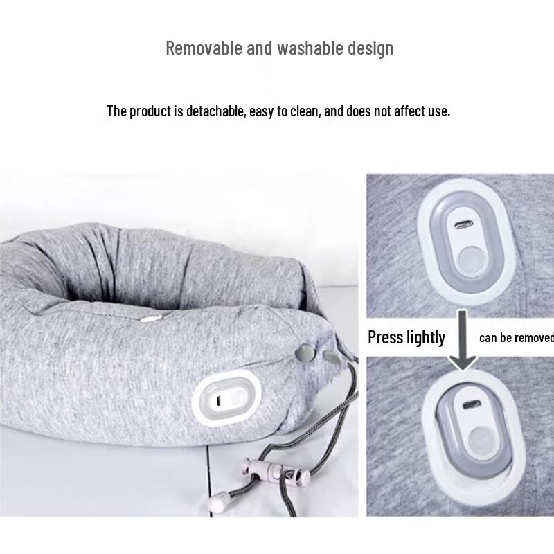 HEZHENG Portable U-Shaped Neck Massager Pillow