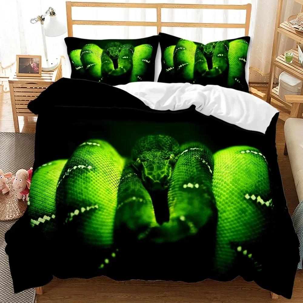 Schlangen Bettwäsche Set Einzelbett Twin Doppelbett Queen King Cal King Größe Bettwäsche Set