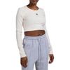 Adidas Essentials Ribbed Crop Long Sleeve Tee IY9663