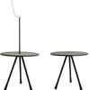 OEING Portable Foldable Camping Tripod Table with Lamp Holder