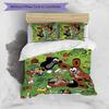 KRTECEK 3pcs Bedding Set Duvet Cover Closure Includes 1 Duvet Cover & 2 Pillowcases for All Seasons Bedroom Home Dorm Decor