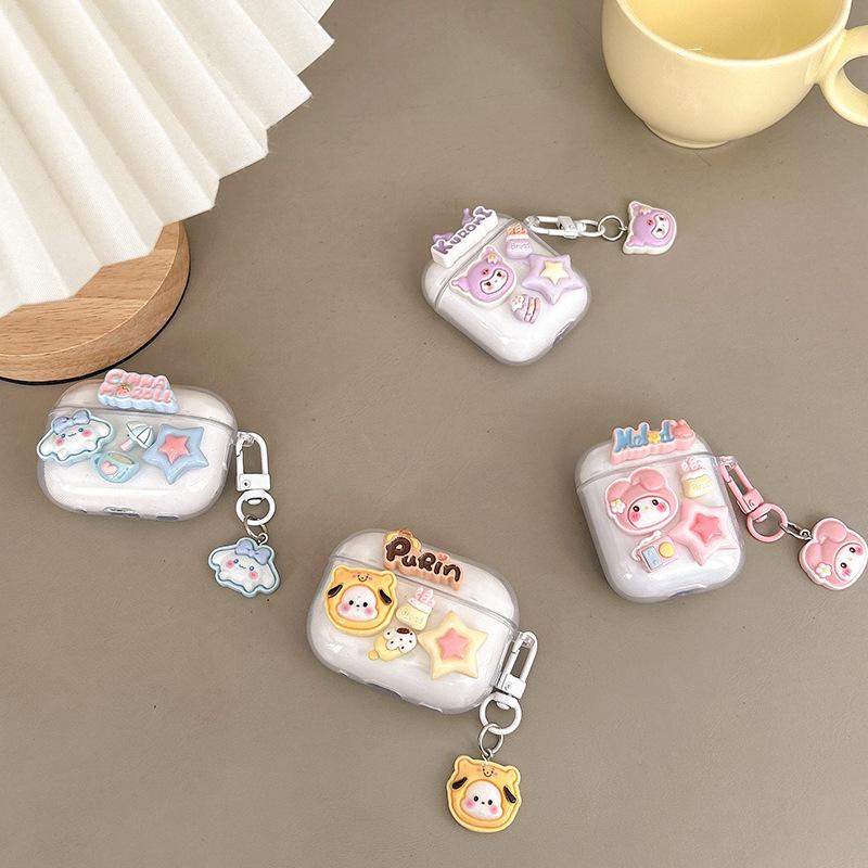 Dream Cute Puppy Devil For Airpods Pro Protective Case Apple 3 Generation Wireless Bluetooth Headset Case 4 Generation
