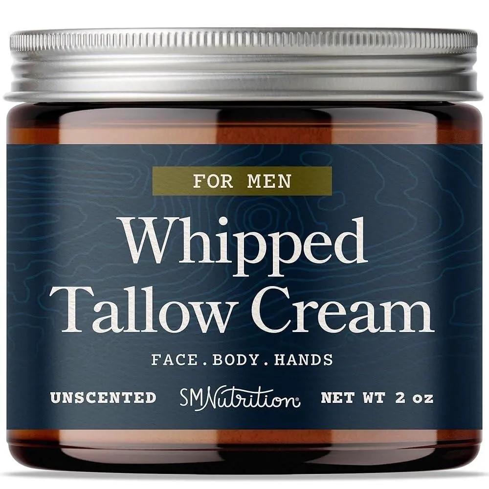 Men s Beef Tallow Balm Face & Body Skin Barrier Support Plain Unscented Hand Moisturizer Containing Beeswax Grass-fed No Cruelty to Animals 5