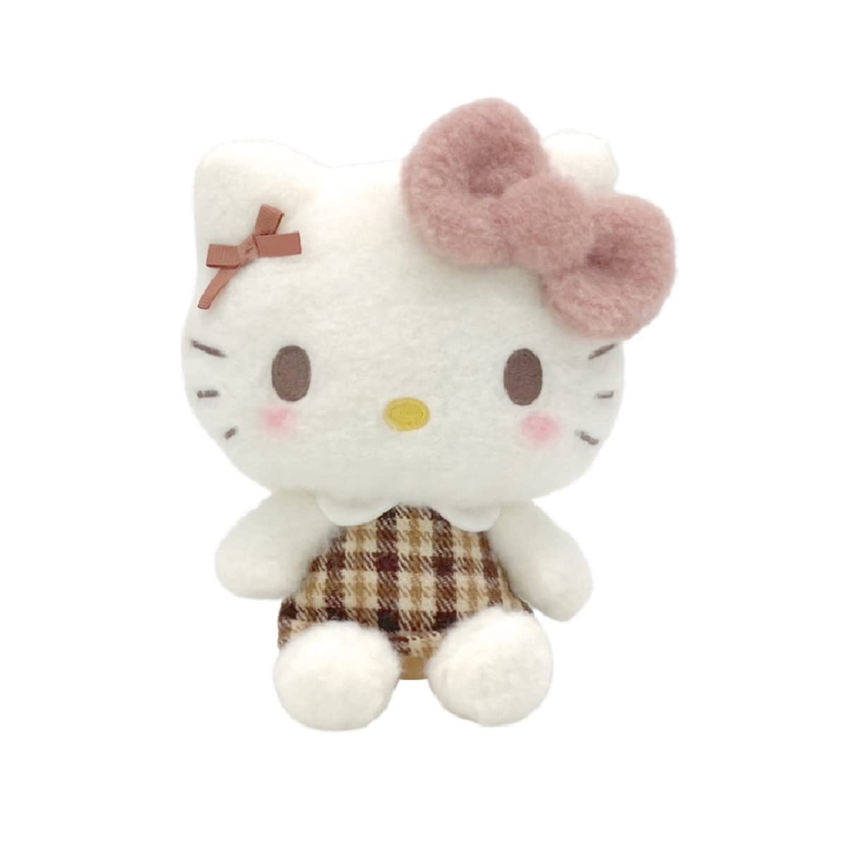 

Nakajima Corporation Soft Mocha Check Hello Kitty S 186447-23