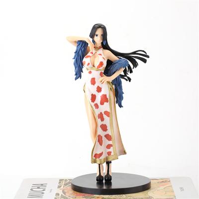 22CM Japanischer Anime One Piece Figur Cheongsam Boa Hancock Figur PVC Modell Spielzeug Puppen Sammlung Cartoon Ornament Kindergeschenk