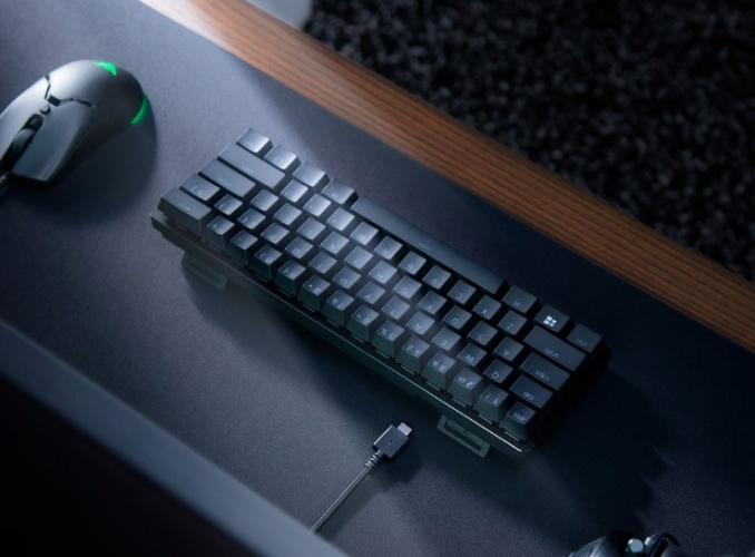 Razer Huntsman Mini Wired Gaming keyboard, USB, RGB LED, US Int, Linear Optical Switch, Black