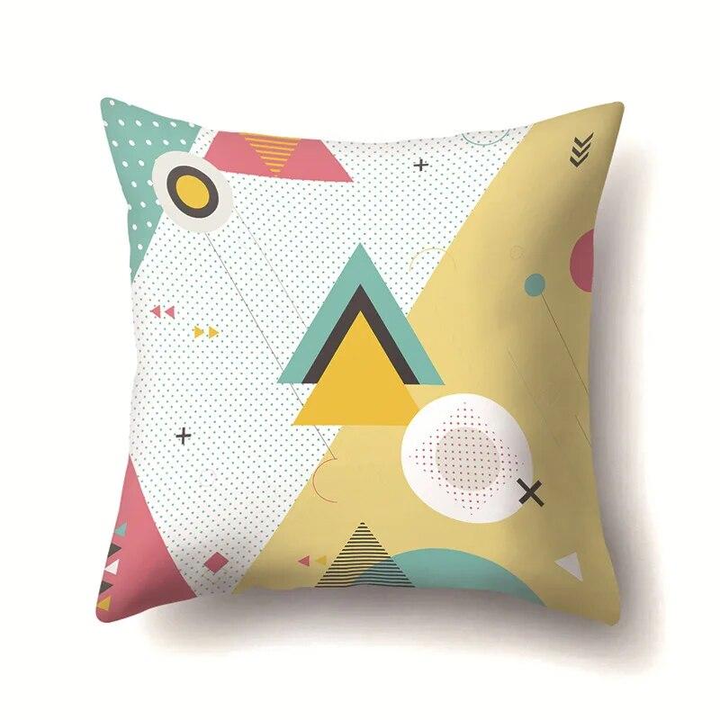 Față de pernă cu dungi geometrice Husă de pernă pentru birou Camera de zi Riding Talie