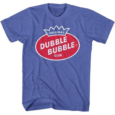 Tootsie Roll Dubble Bubble Vtg Logo Royal Heather Unisex T-Shirt - Herren Sommer Baumwolle Grafik T-Shirt