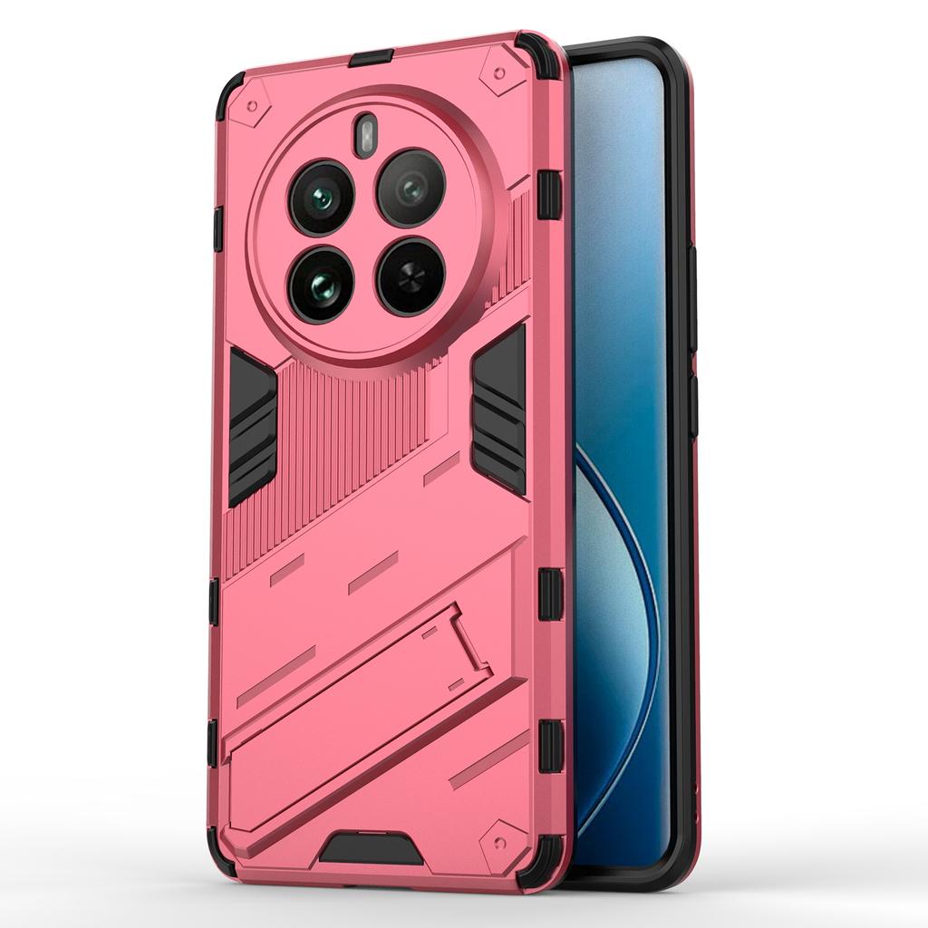 For Realme 12 Pro 5G/12 Pro+ 5G Case PC+TPU Shockproof Armor Phone Cover with Kickstand