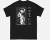 Umarme Hardcore Punk Band Black mit handgezogenem Siebdruck Unisex-Shirt Baumwolle Oversize Große Größe