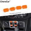 Rear Window Switch Button Frame Cover Orange For Jeep Wrangler JL JLU/JT 2018+