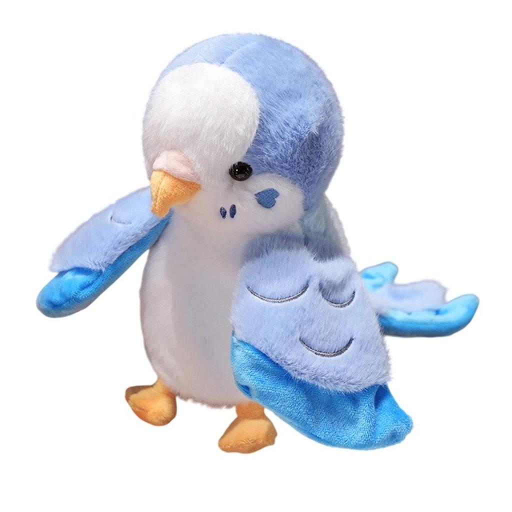 Cute Parrot Hand Puppet Plush Toy Suitable For Children As A Gift