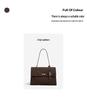 Suede Messenger Tote: Large Commuter Crossbody Handbag for Laptops