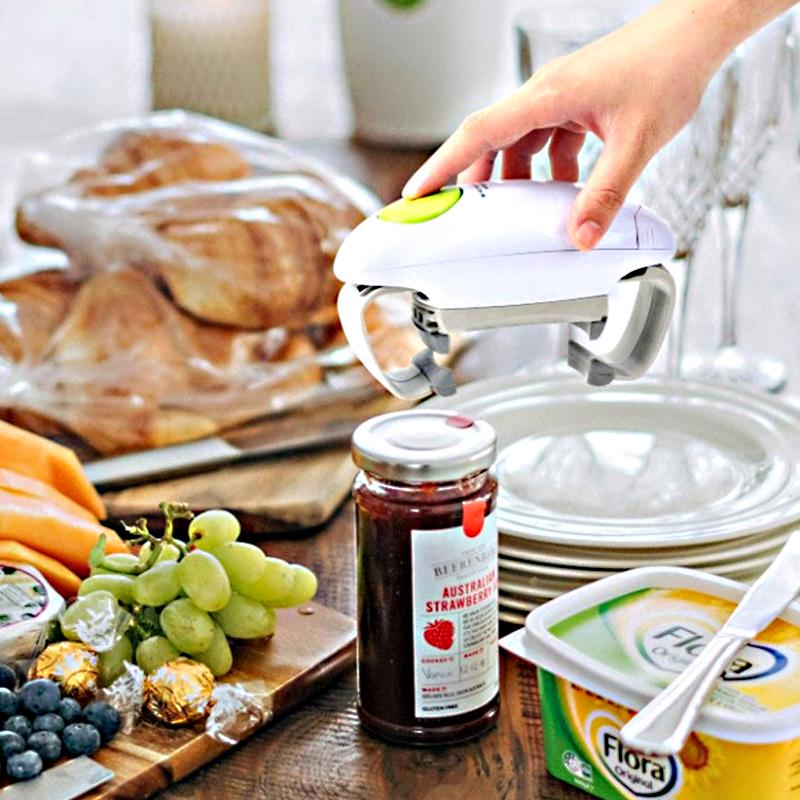 Electric Multi-functional Can and Bottle Opener: Automatic, Labor-saving Kitchen Tool