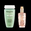 Kérastase Dual Function Shampoo & Rose Hair Oil Set