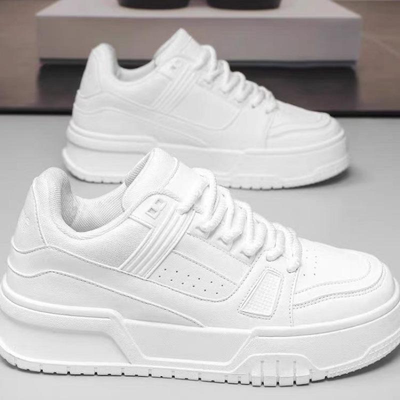 Men's Thick Sole Increase New Breathable Student Casual Sports Shoes Non-slip Walking Walking Shoes Men's Vulcanized Shoes