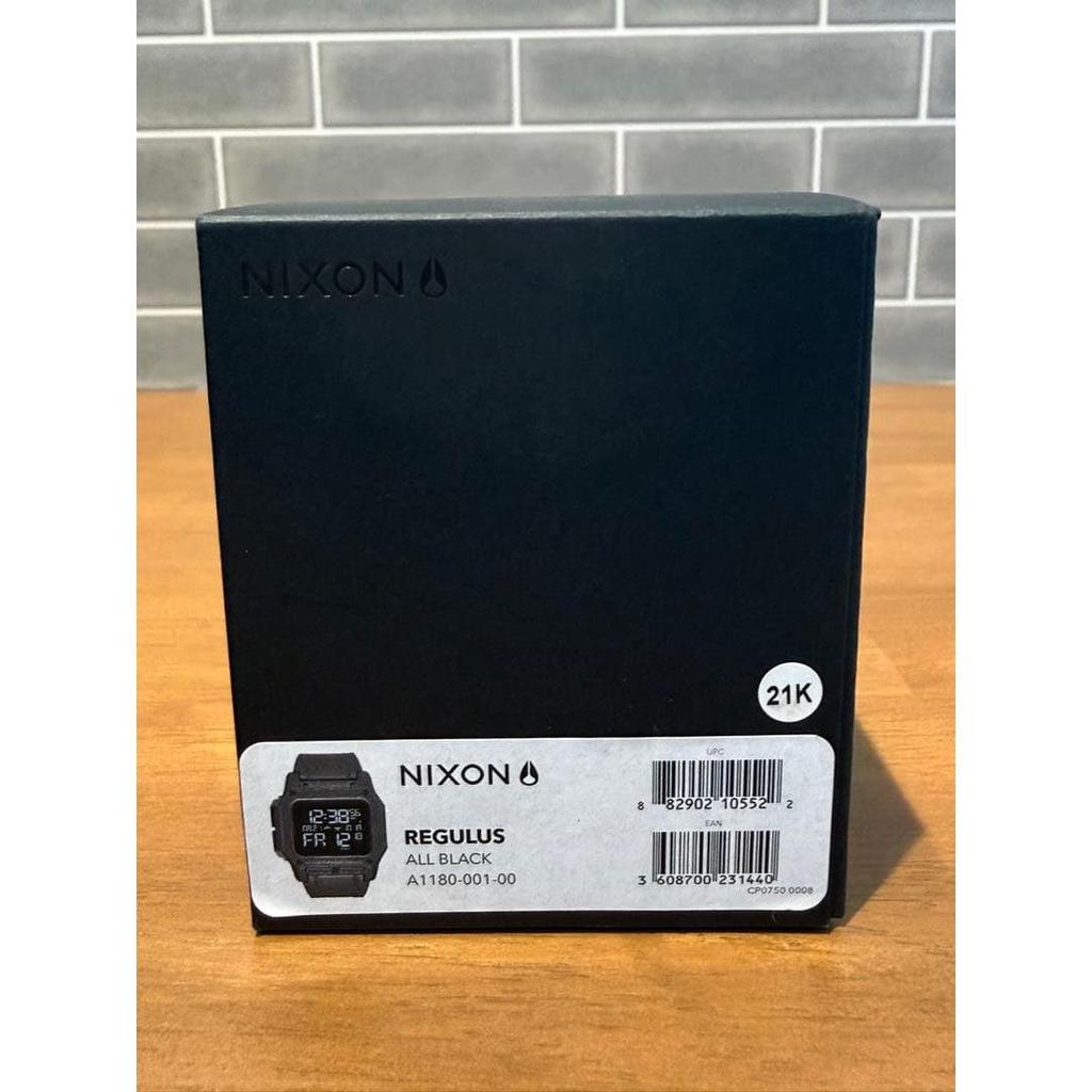 Used [Same day shipping] NIXON REGULUS all black Nixon with box tag