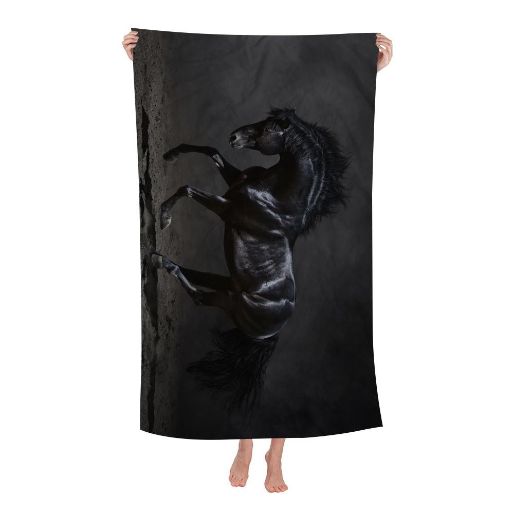 Pferd Cartoon Strandtuch Niedlich Kawaii Raumdeko Bad Mädchen Kinder Handtücher Für Badezimmer Dusche