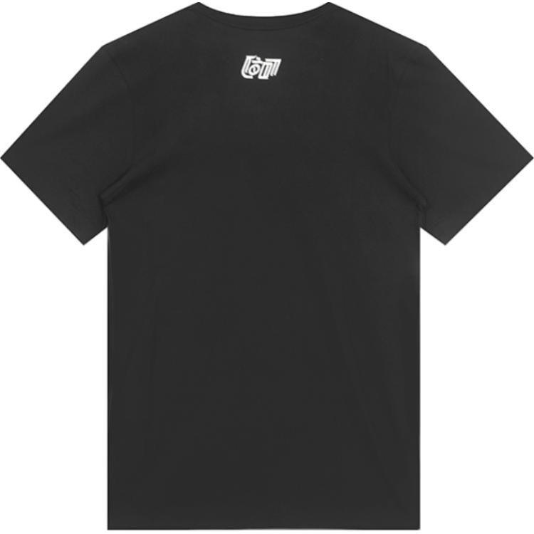 Nike Korea Essentials Logo Embroidered Casual Pullover Short Sleeve Football Shirt Men Tops Black FV9382-010