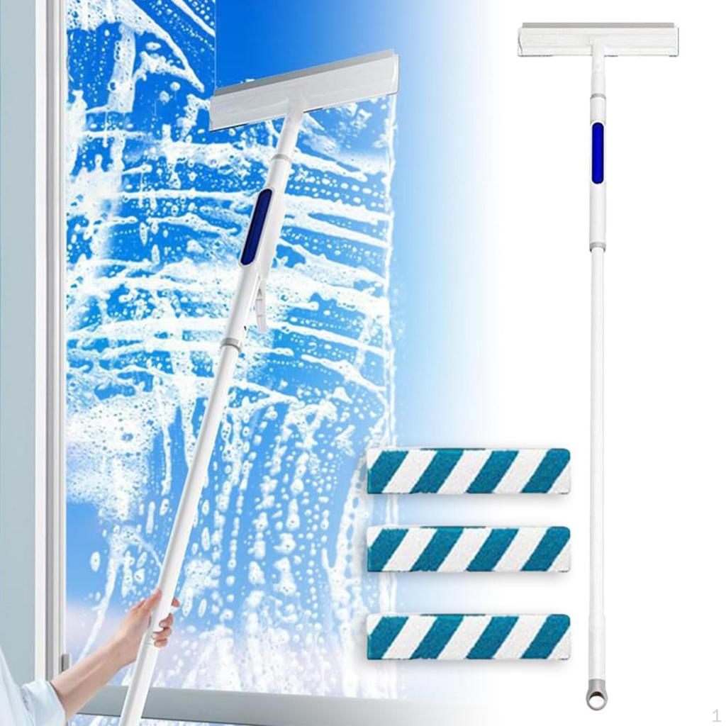 Window Cleaner Glass Wiper with Hook for Home And Outdoor Use